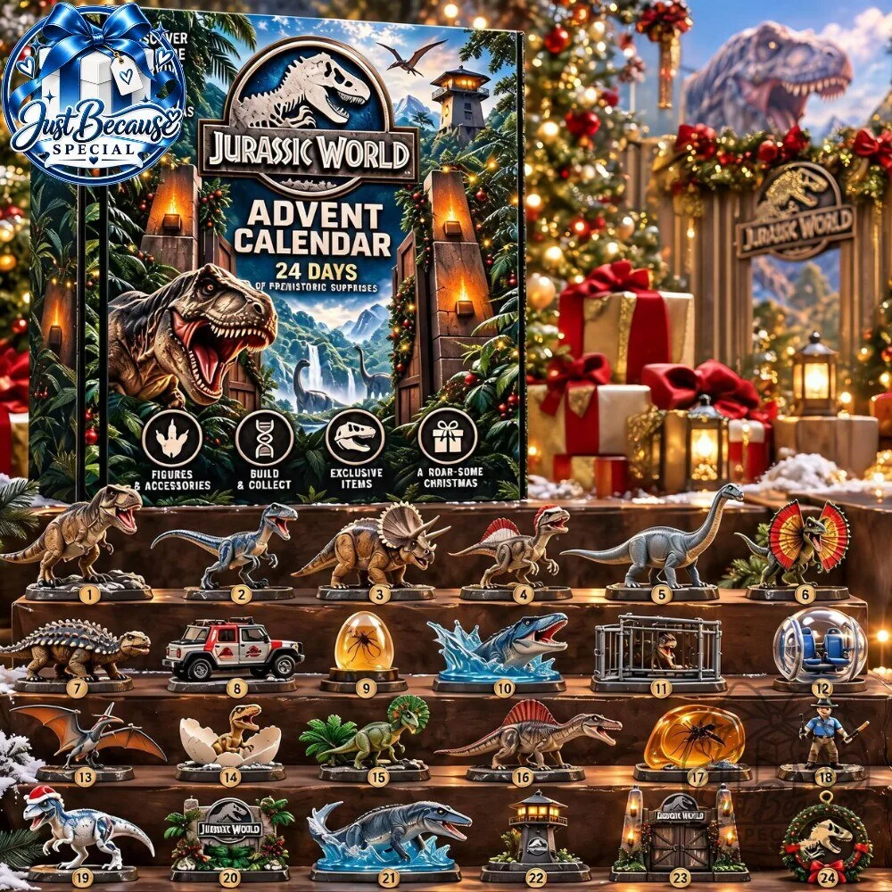 Dino World Code Jurassic World Dinosaur Advent Calendar 2026
